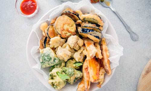 Tempura Veg Plate